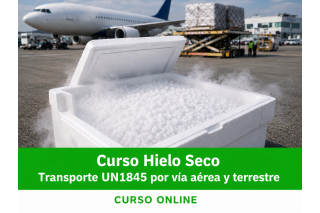 Curso Hielo Seco - Transporte UN1845 por vía aérea y terrestre Curso Hielo Seco - Transporte UN1845 por vía aérea y terrestre