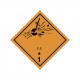 Placa Etiqueta Clase 1 (1.1,1.2,1.3) panel de señalización de mercancías peligrosas