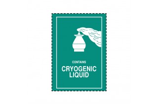 Etiqueta “Líquido Criogénico” Etiqueta “Líquido Criogénico”