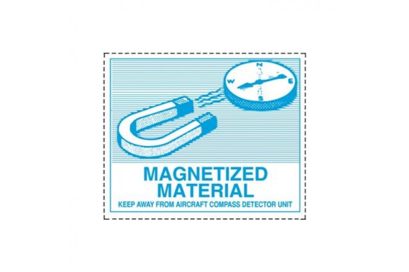 Etiqueta “Material Magnetizado”
