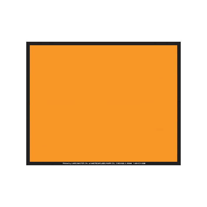 Panel naranja sin números Panel naranja sin números