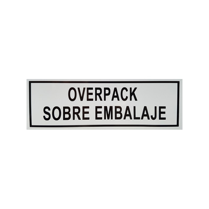 Etiqueta Sobreembalaje Etiqueta Sobreembalaje