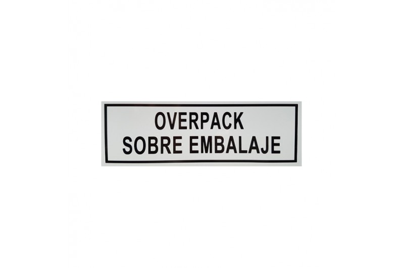 Etiqueta de Sobreembalaje / Overpack
