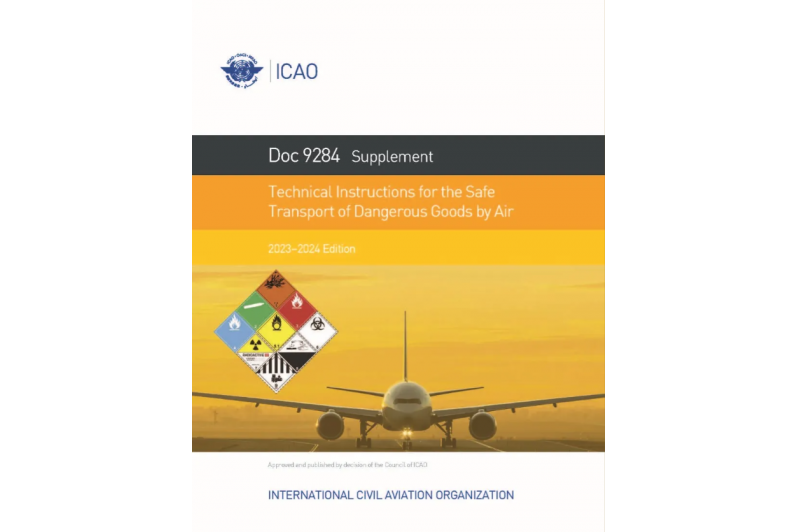 ICAO - 9481 - Book - 2023 / 24 - Supplement ICAO Technical Instruction Safe Transport DG by Air
