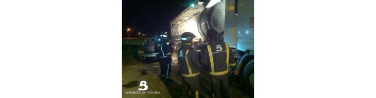 Controlada la fuga de un camión de mercancías peligrosas en Valdés